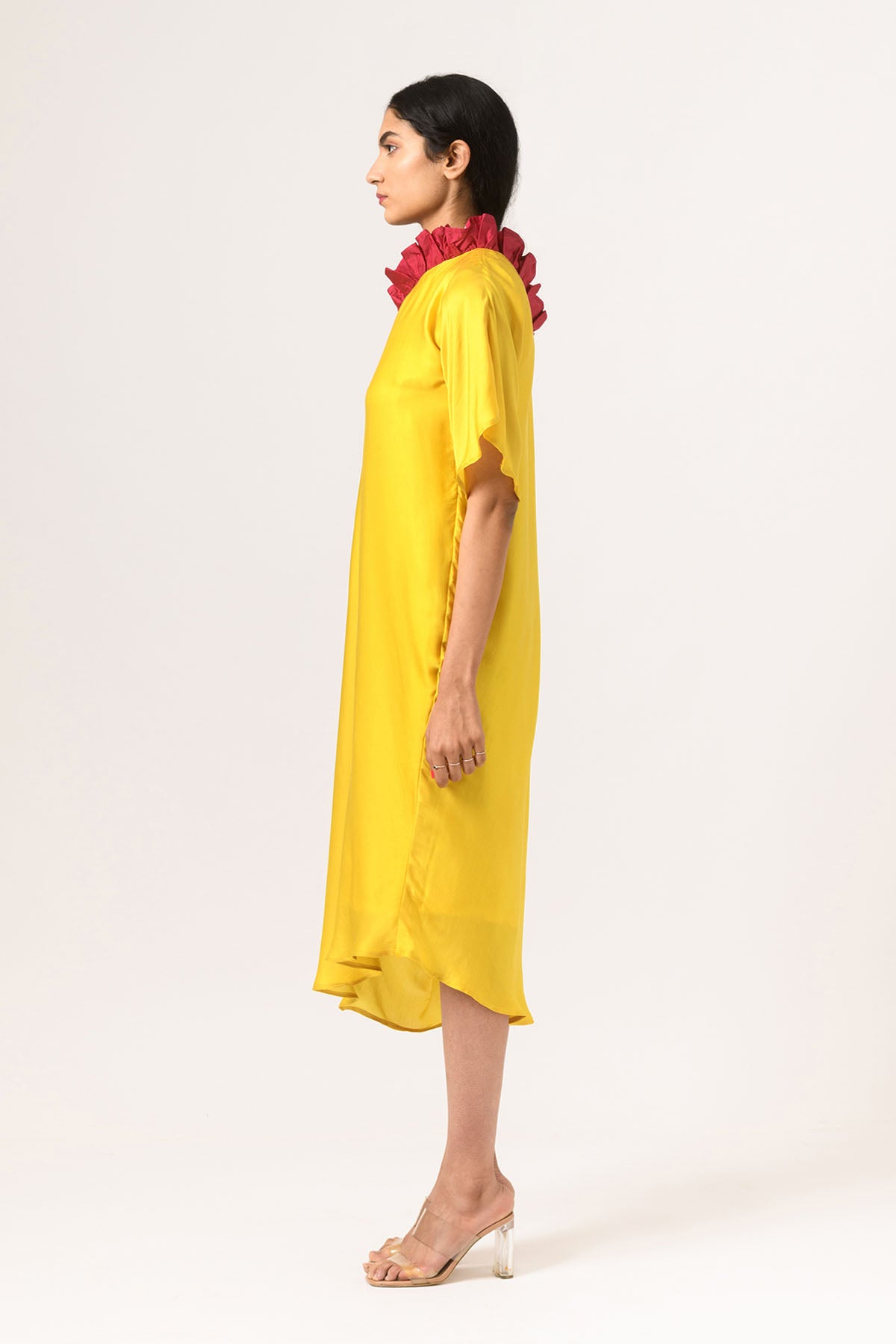 One Shoulder Drape Dress