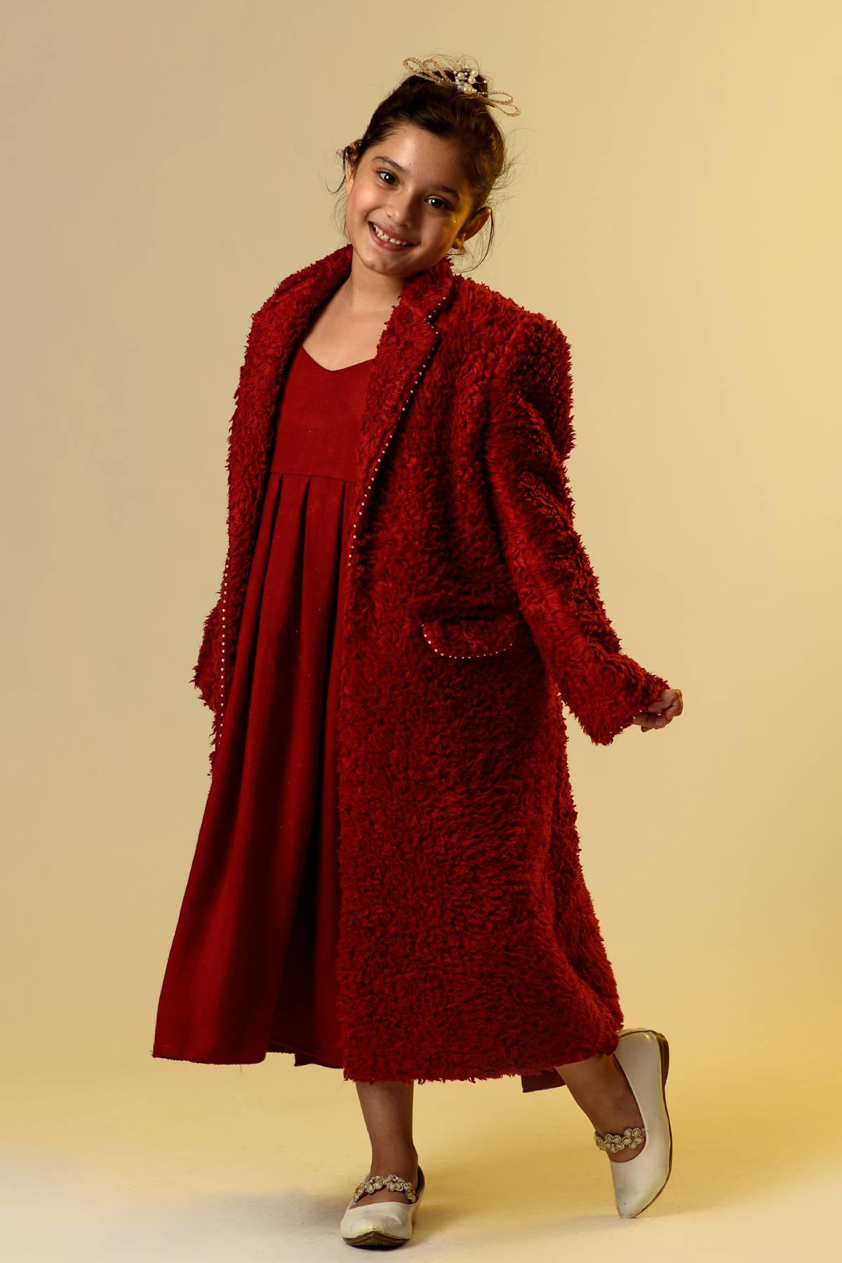 Oversized Coat & Dress Set