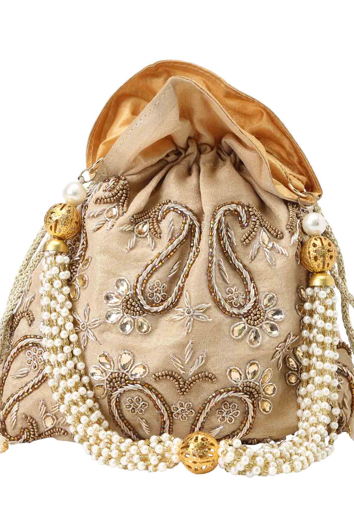 Paisley Embroidered Potli