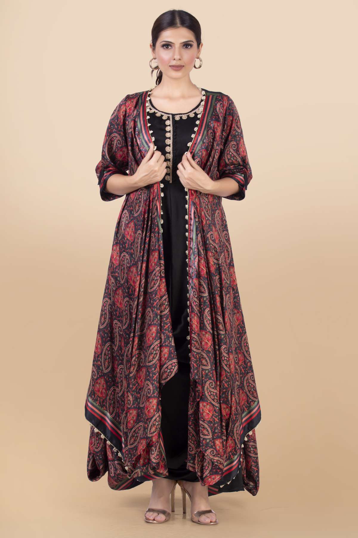 Buy Paisley Silk Dress Set for Women Online