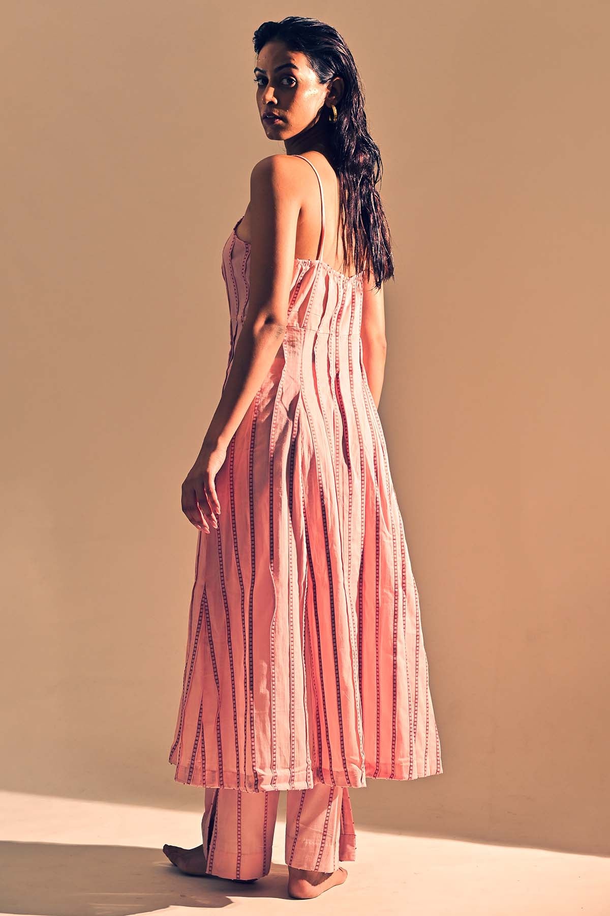 Paneled Dori Strap Dress