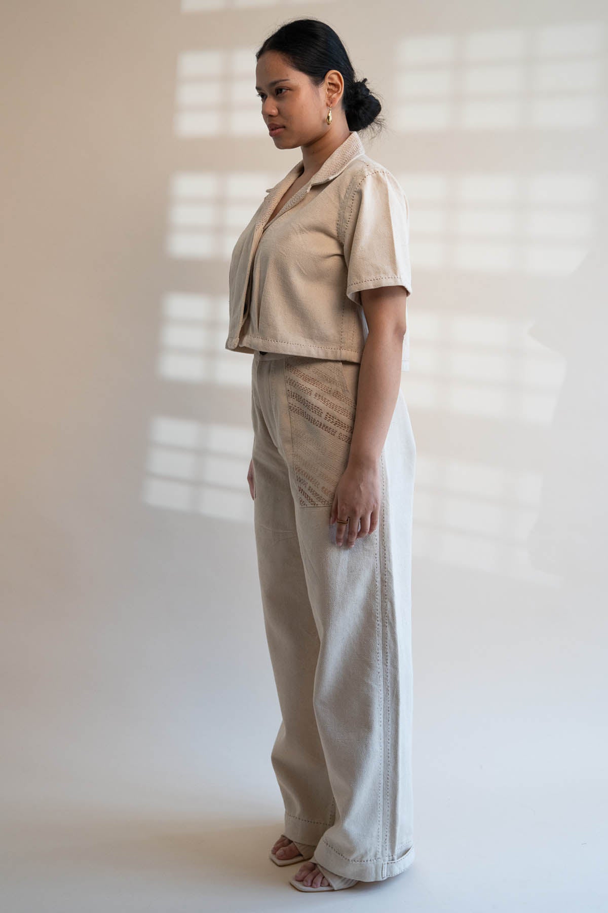 Patch Pocket Cotton Pants