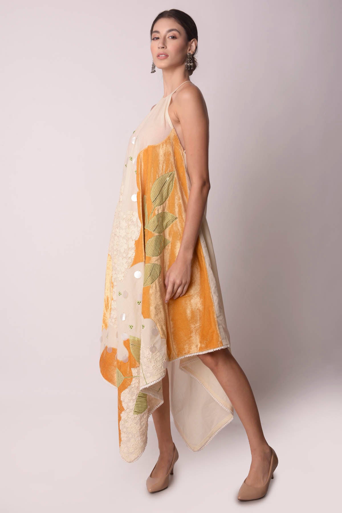 Patchwork Scarf Dress