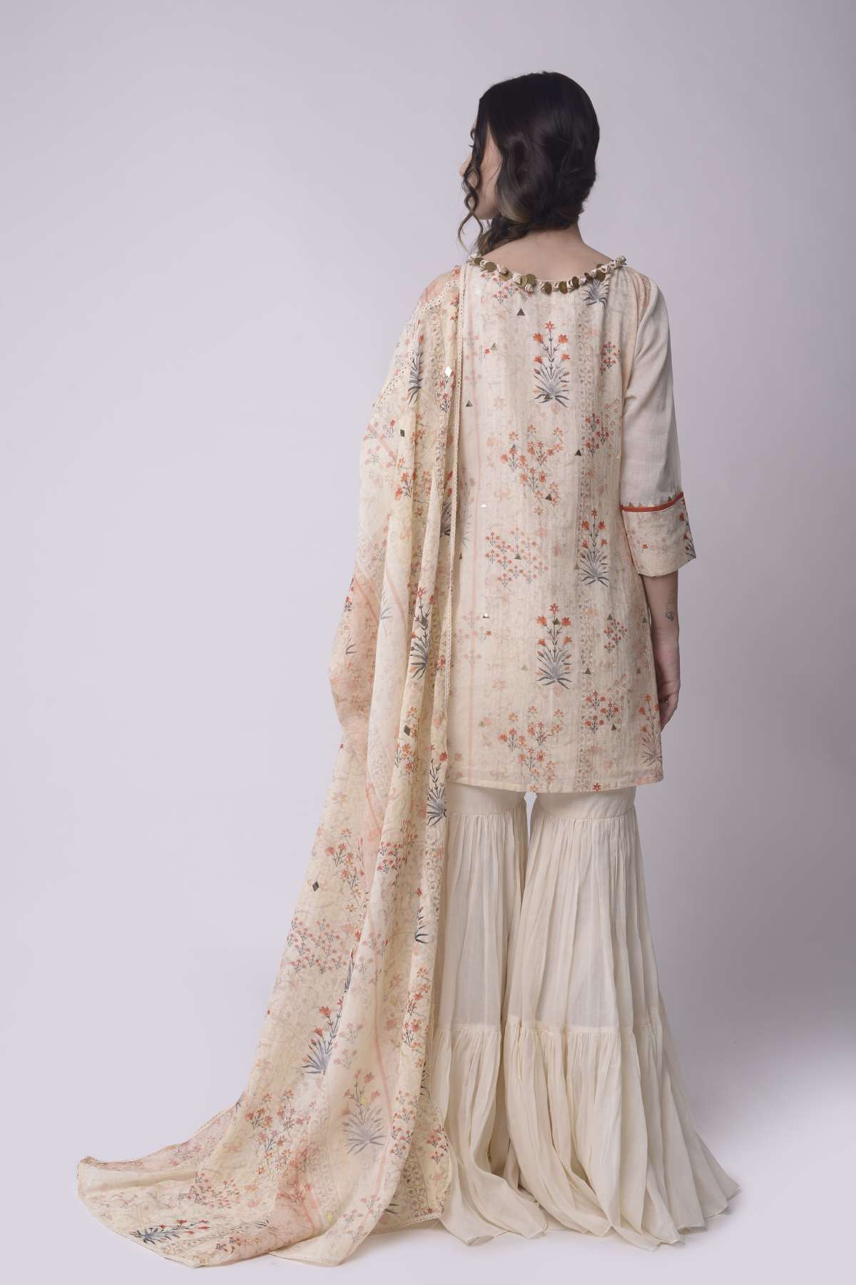 Cotton Patchwork Sharara Set