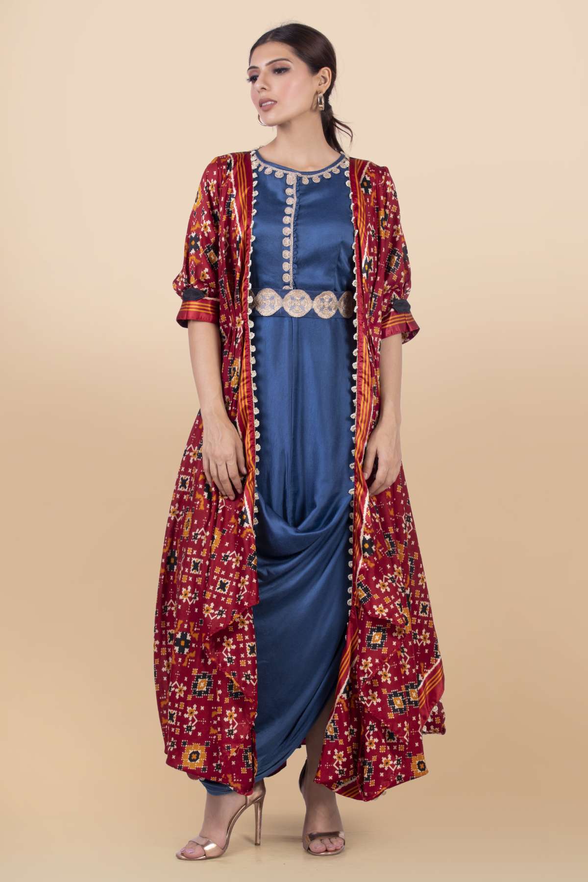 Buy Patola Silk Jacket Set for Women Online