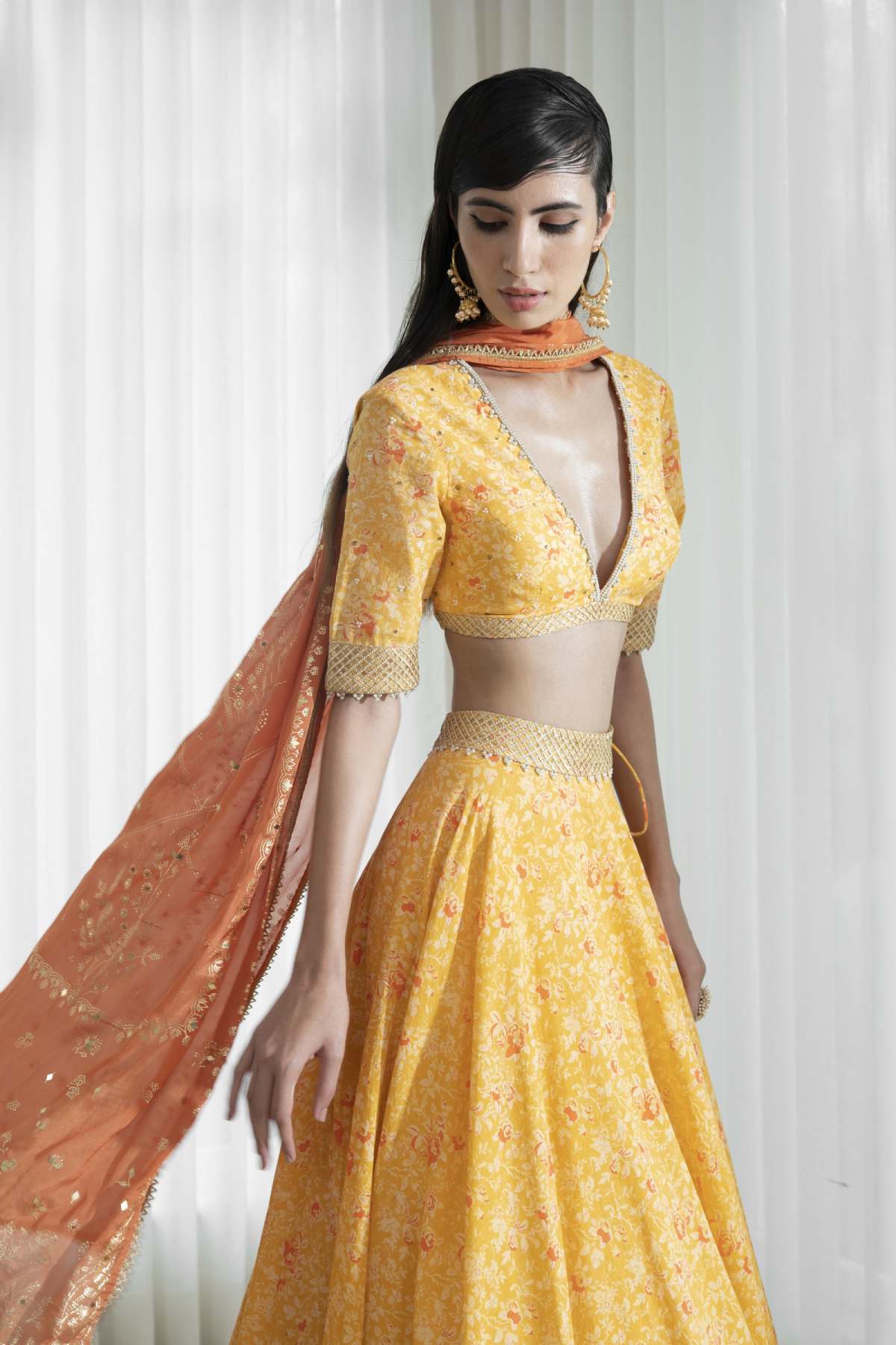 Pearl & Lace Lehenga Set