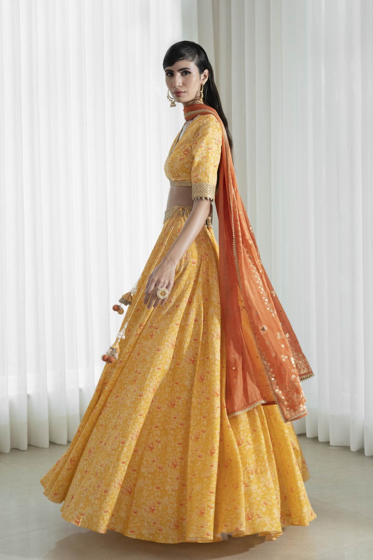 Pearl & Lace Lehenga Set