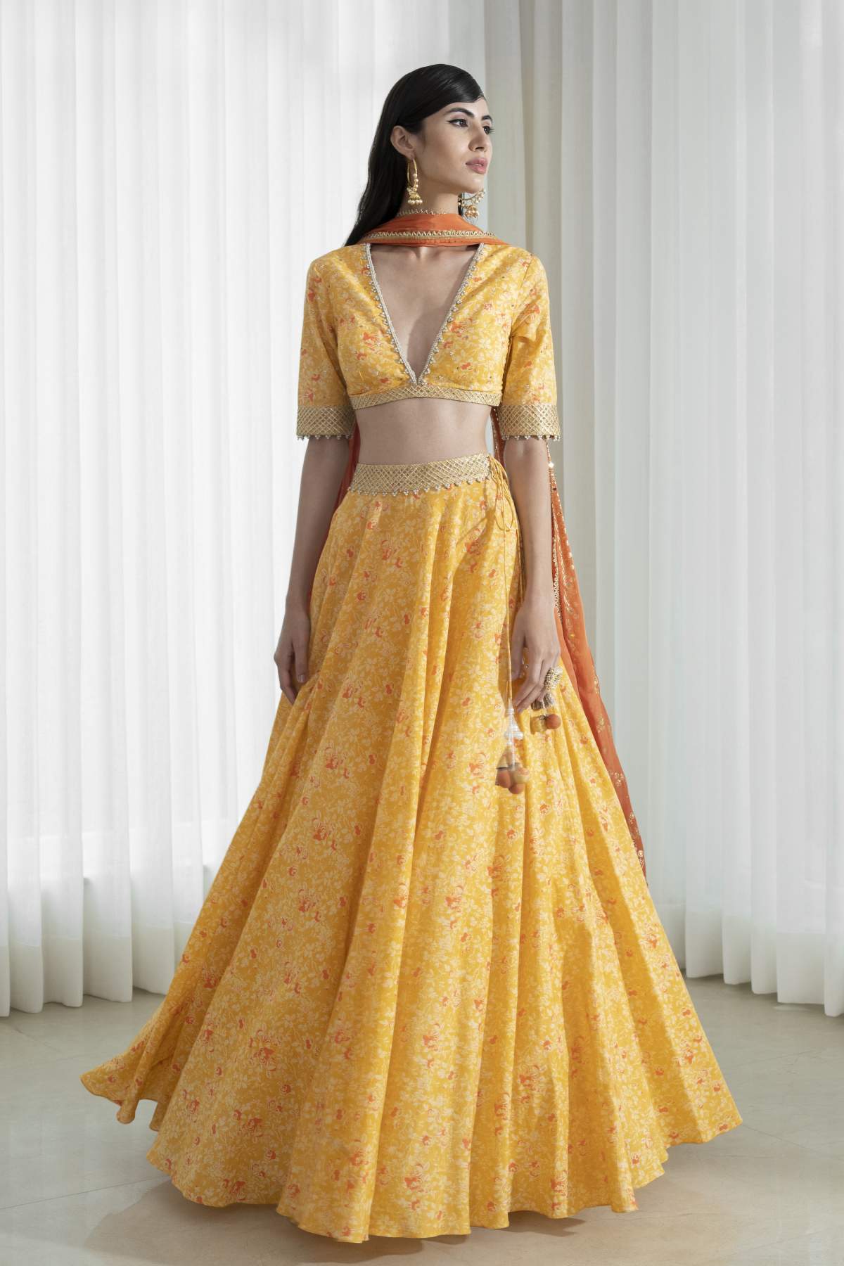 Pearl & Lace Lehenga Set