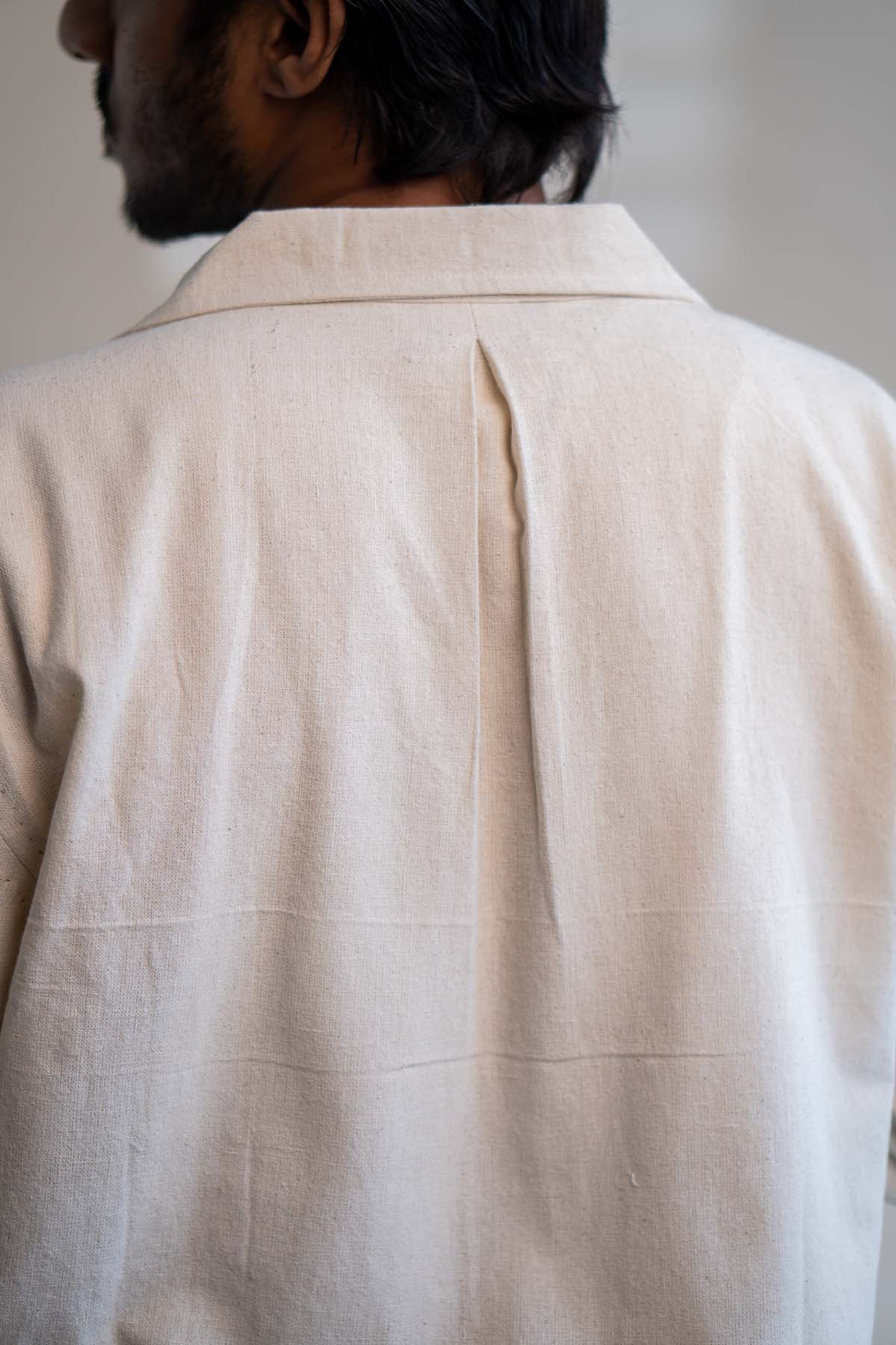 Cotton Pleated Jacket & Pants