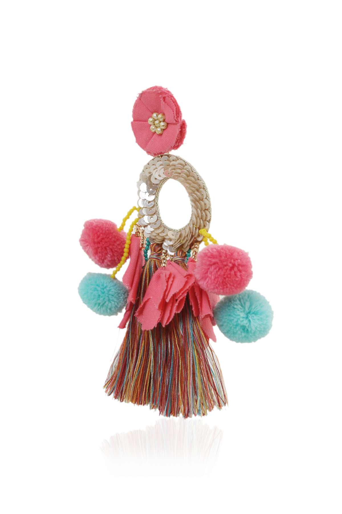 Pom Pom Earrings