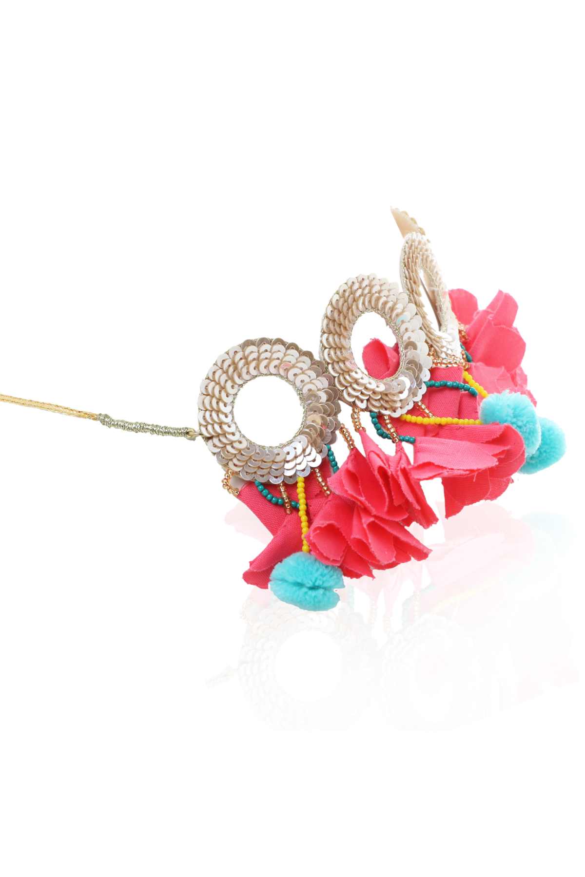 Pom Pom Fringe Choker