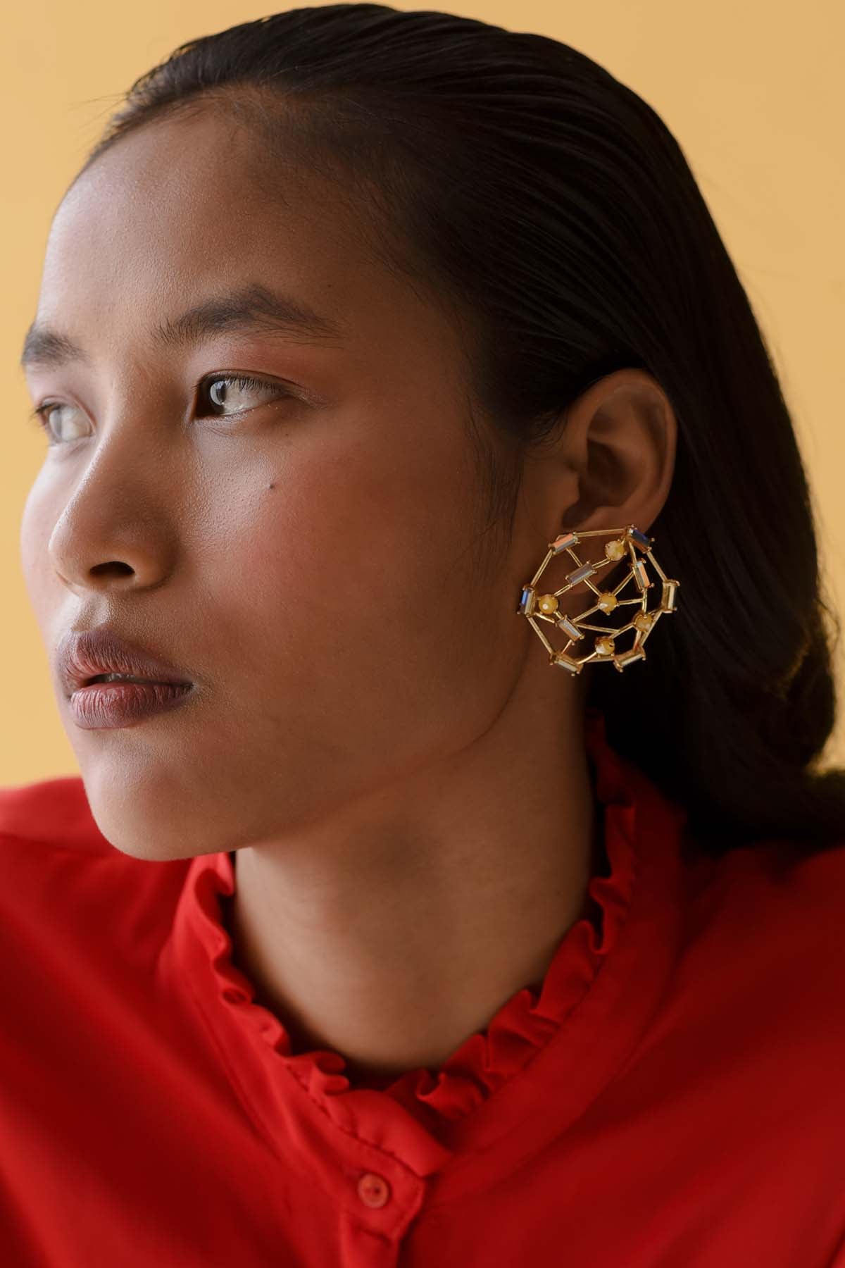 Yellow Swarovski Cage Bracelet