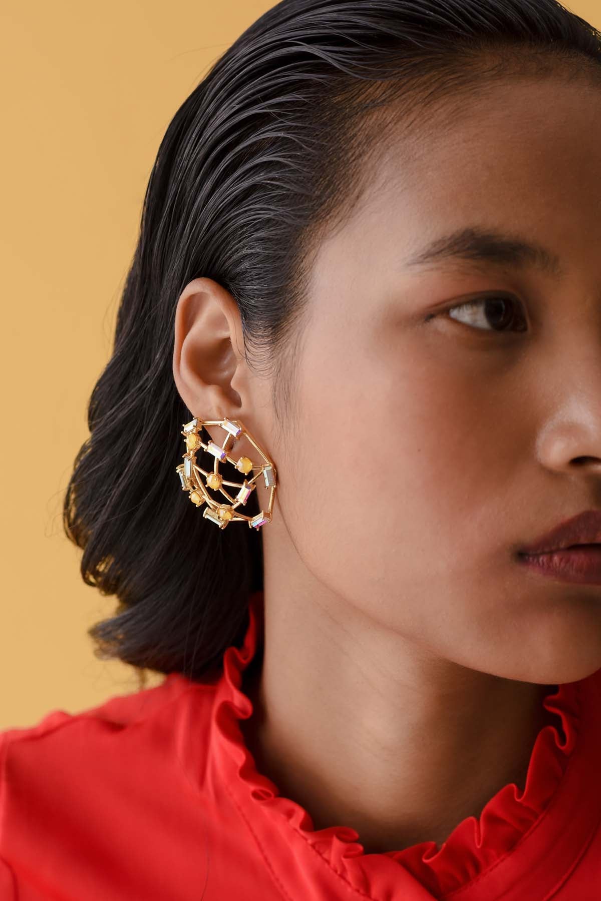 Yellow Swarovski Cage Bracelet