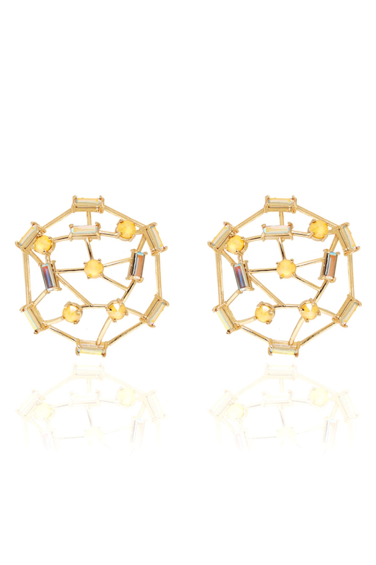 Yellow Swarovski Cage Bracelet