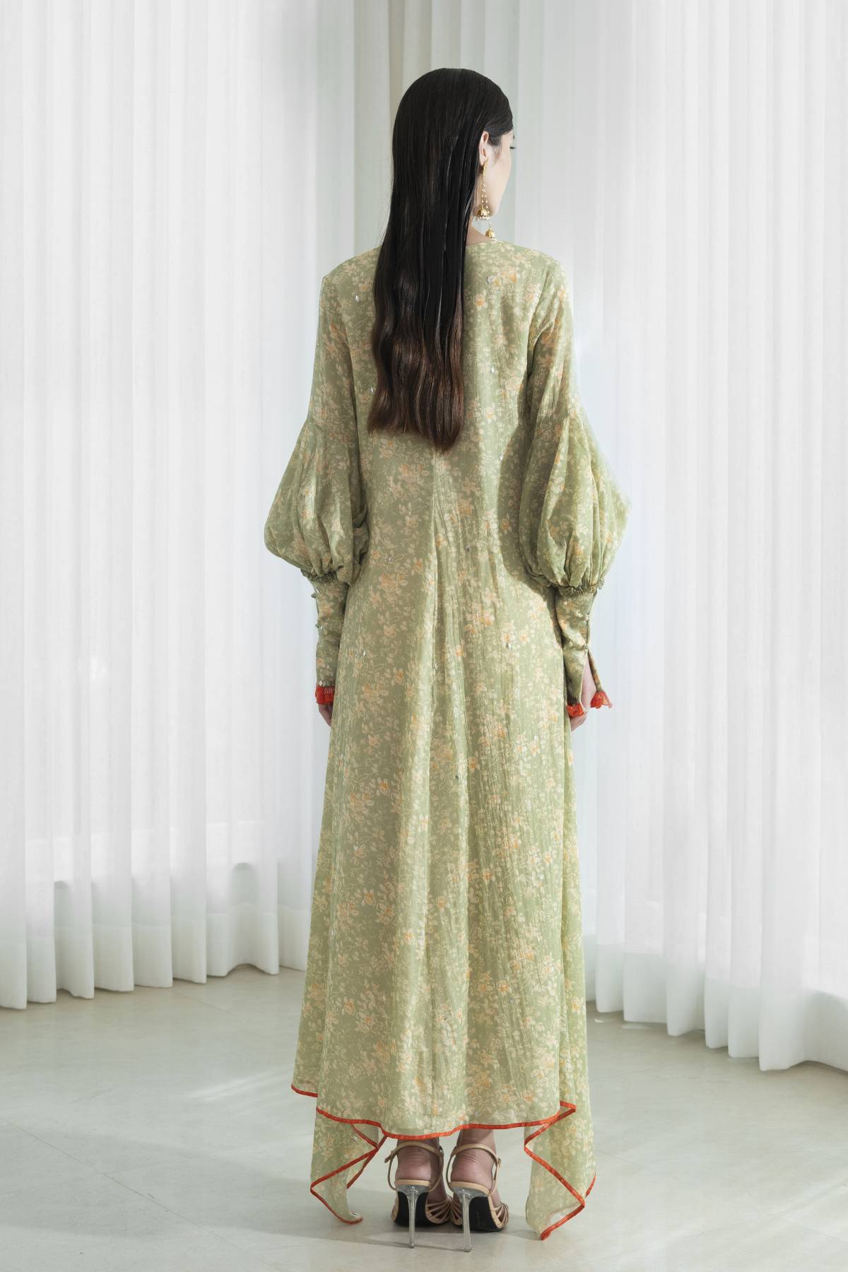 Jade Mulmul Asymmetrical Dress