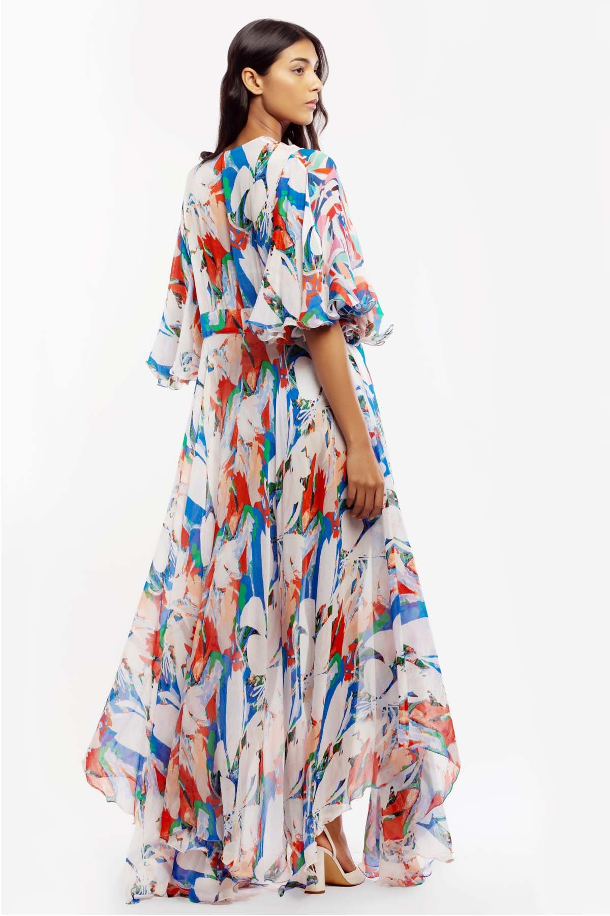 Multicolor Printed Bikini Set