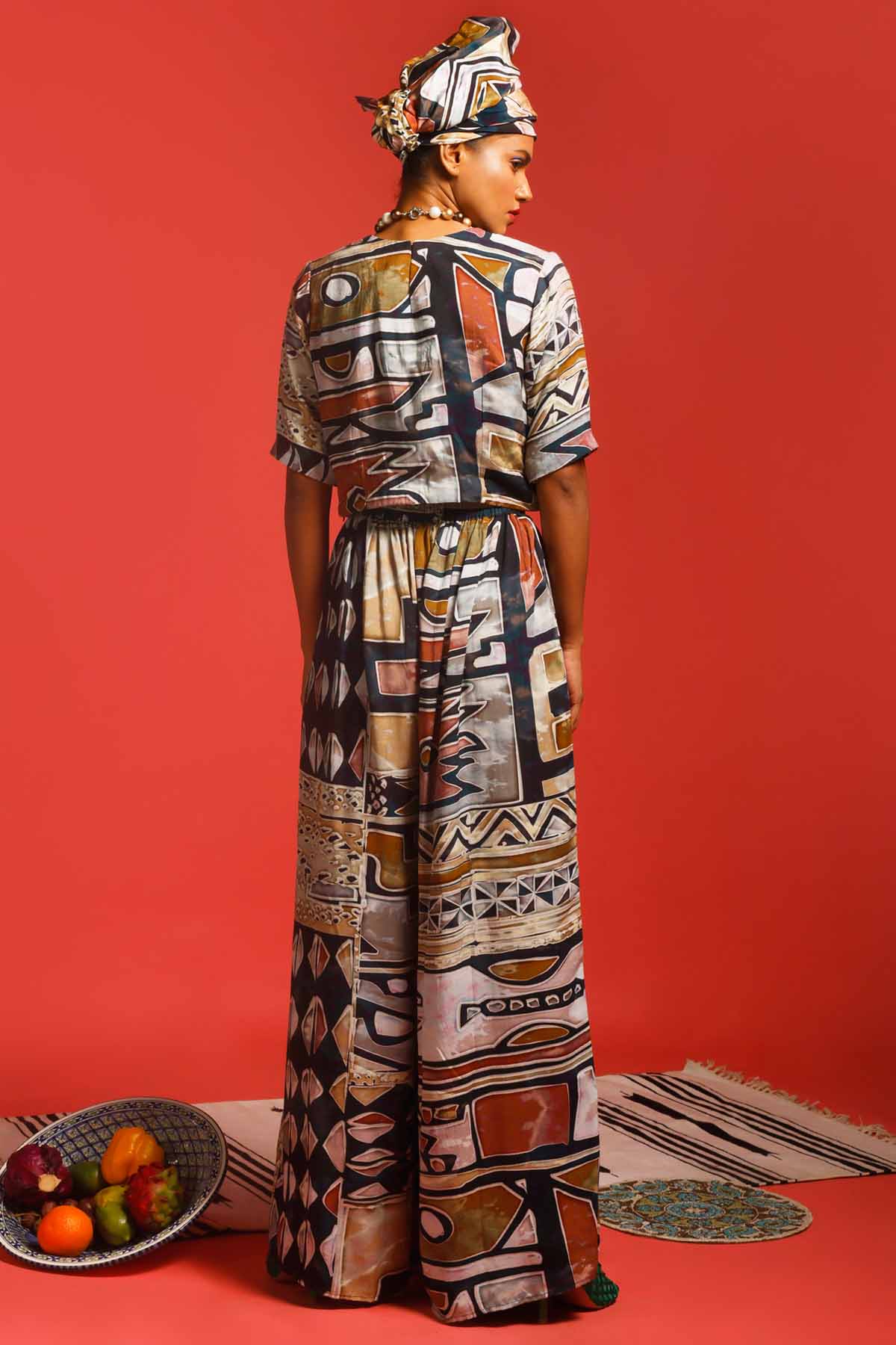 Printed Crepe Co-ord Set