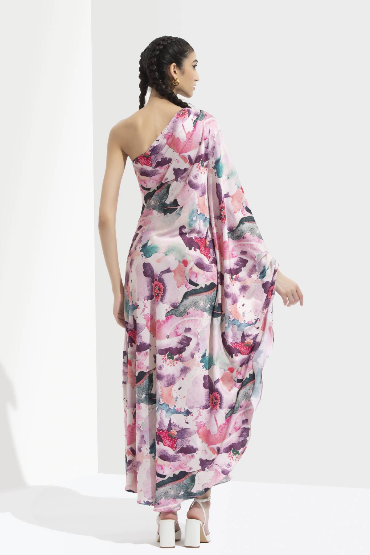 Printed Kaftan Dress