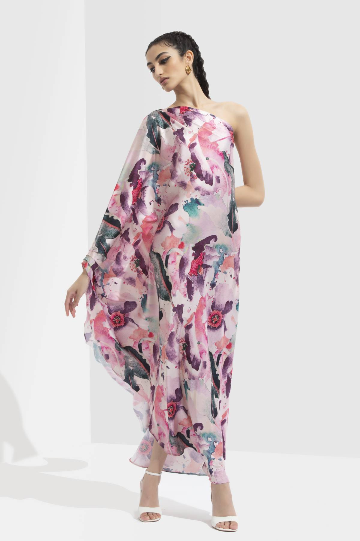 Printed Kaftan Dress