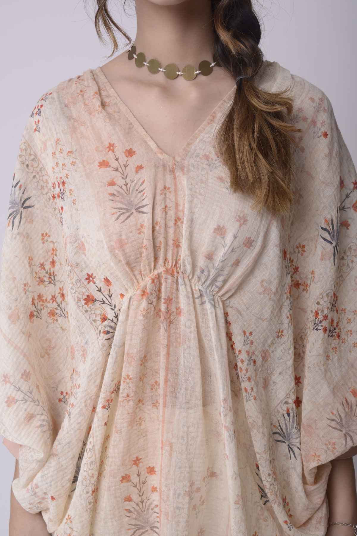 Printed Kaftan Set