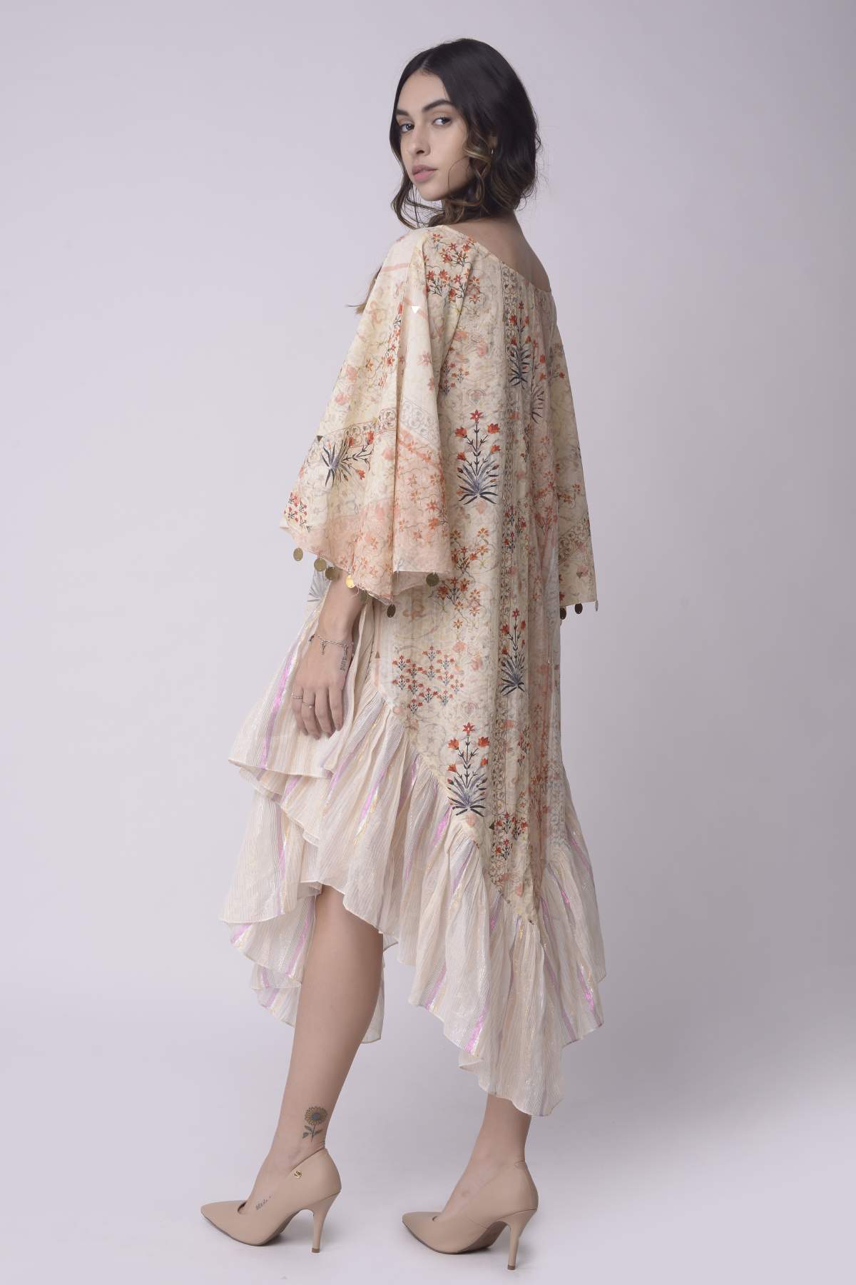 Printed Scarf Kaftan