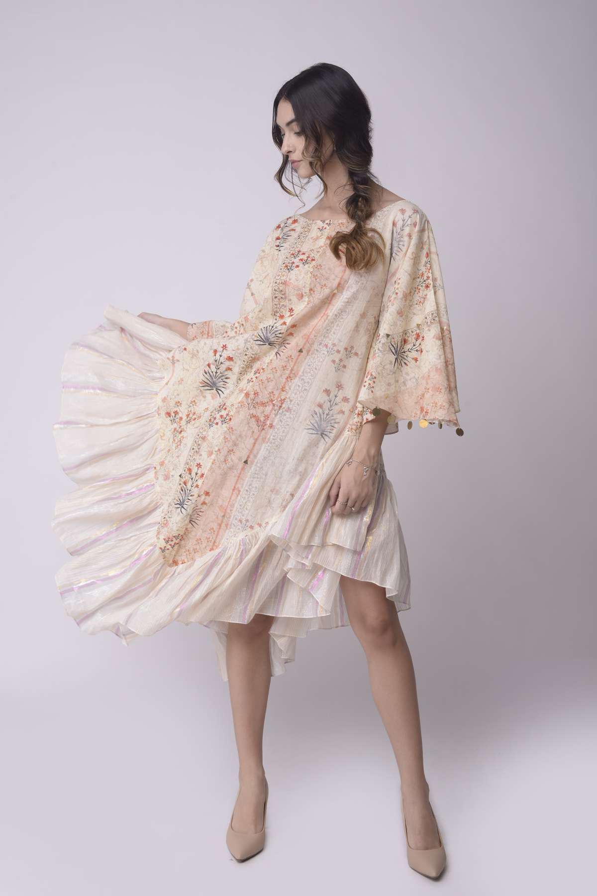 Printed Scarf Kaftan