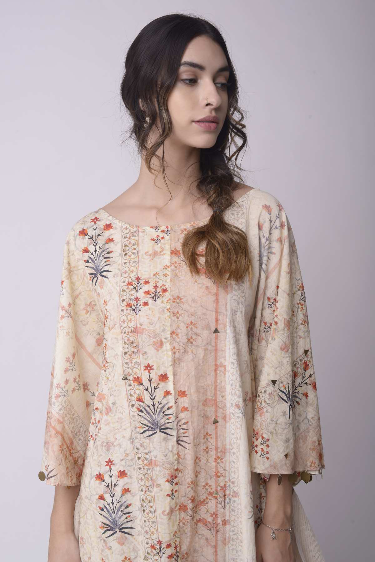 Printed Scarf Kaftan