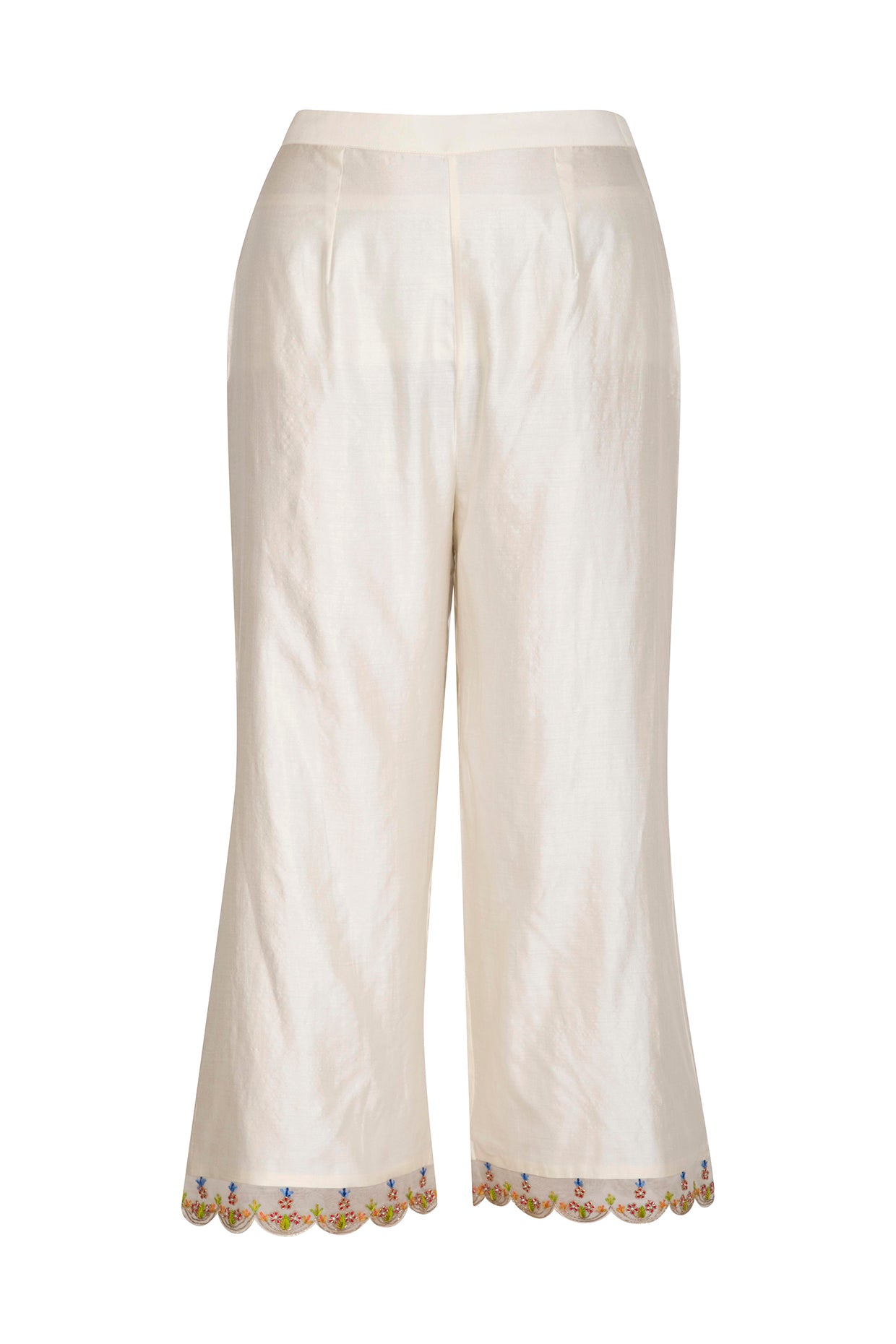 Ivory Thread Work Anarkali Set