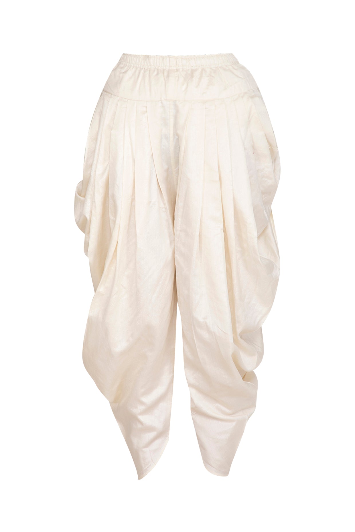 Ivory Embroidered Dhoti Set