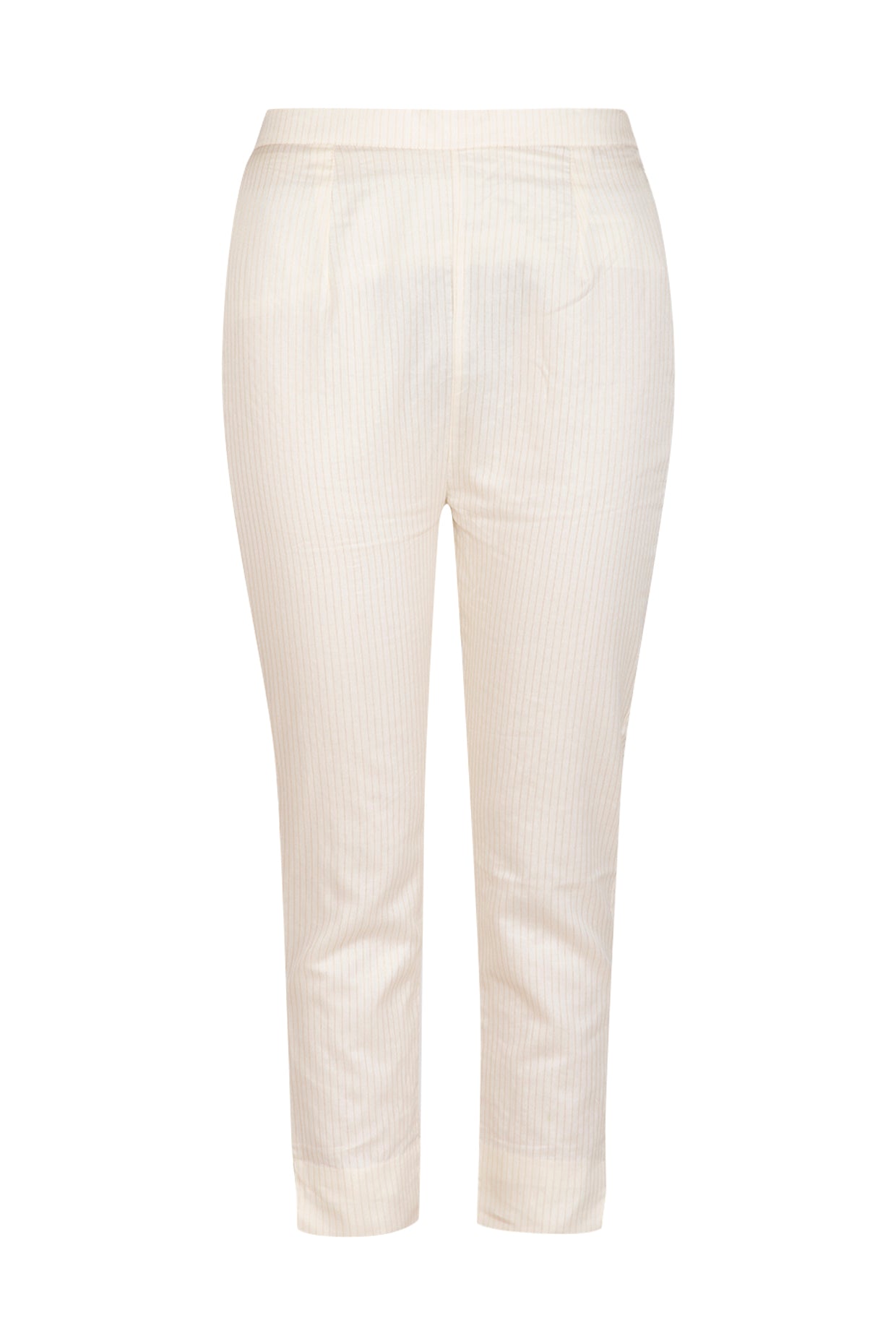 Ivory Stripes Cotton Palazzo Set
