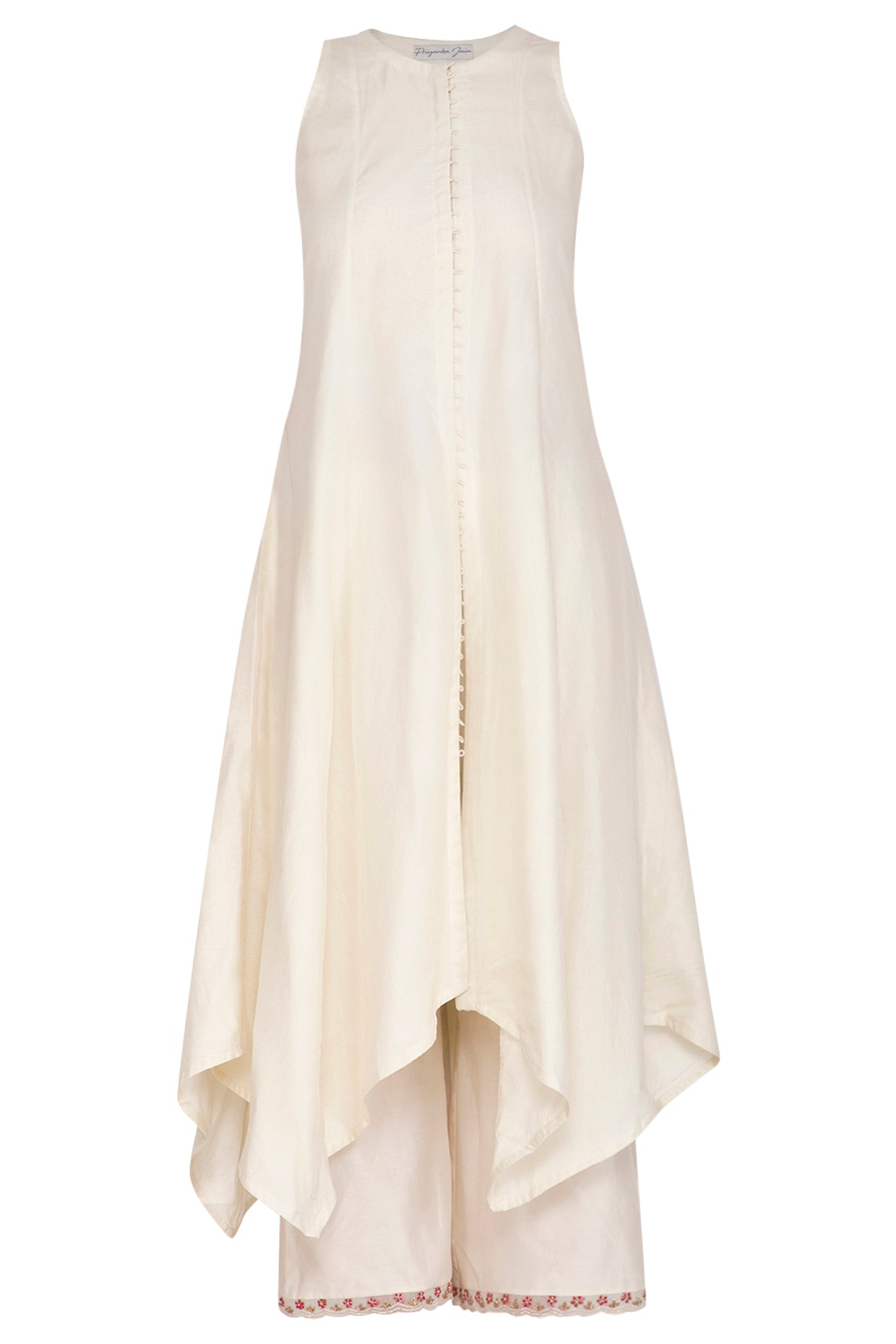 Ivory Thread Work Jacket Set