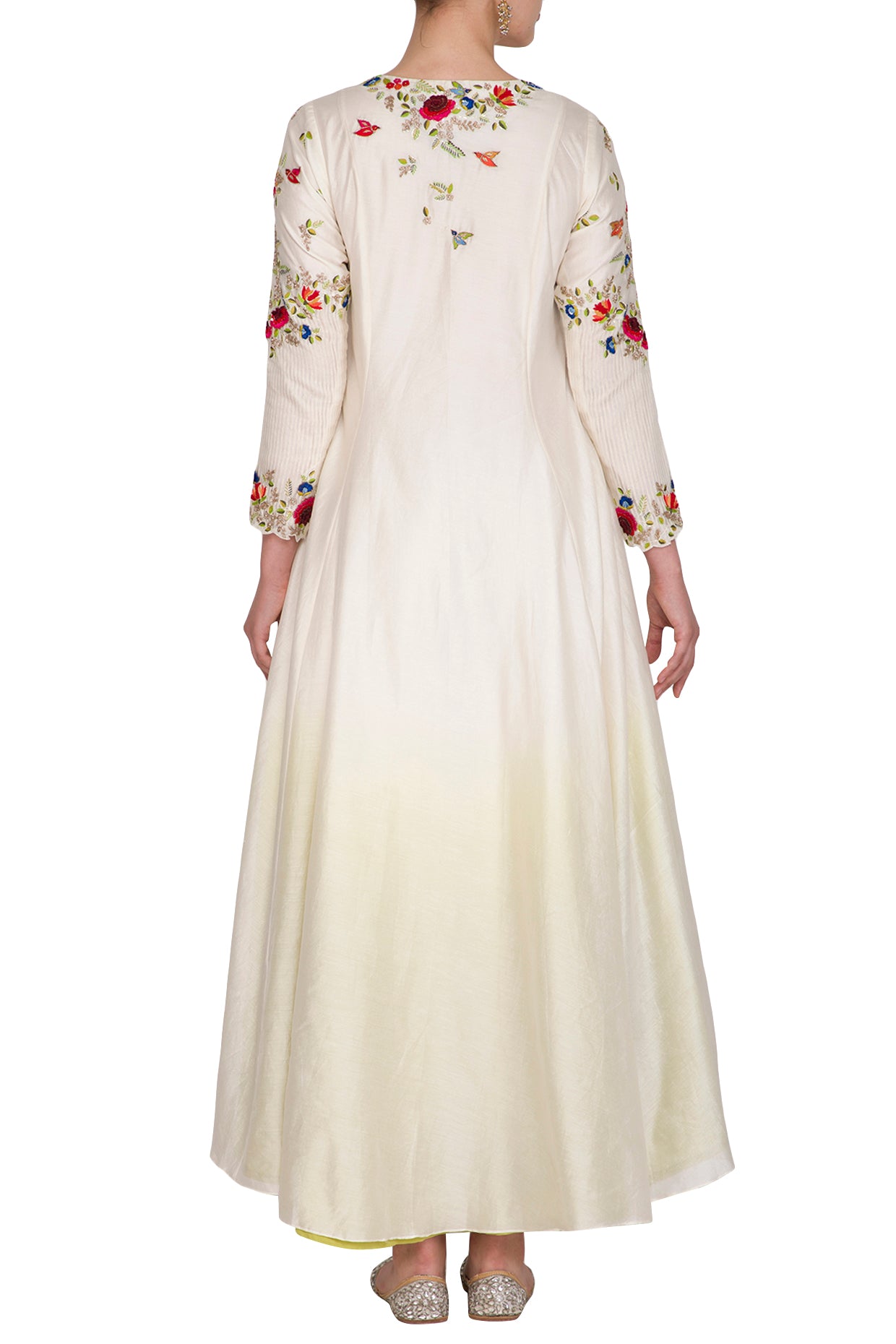 Ivory Chanderi Kurta & Pants