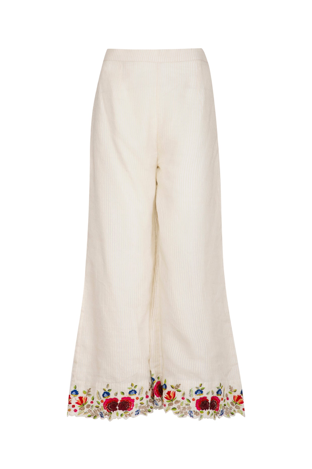 Ivory Chanderi Kurta & Pants