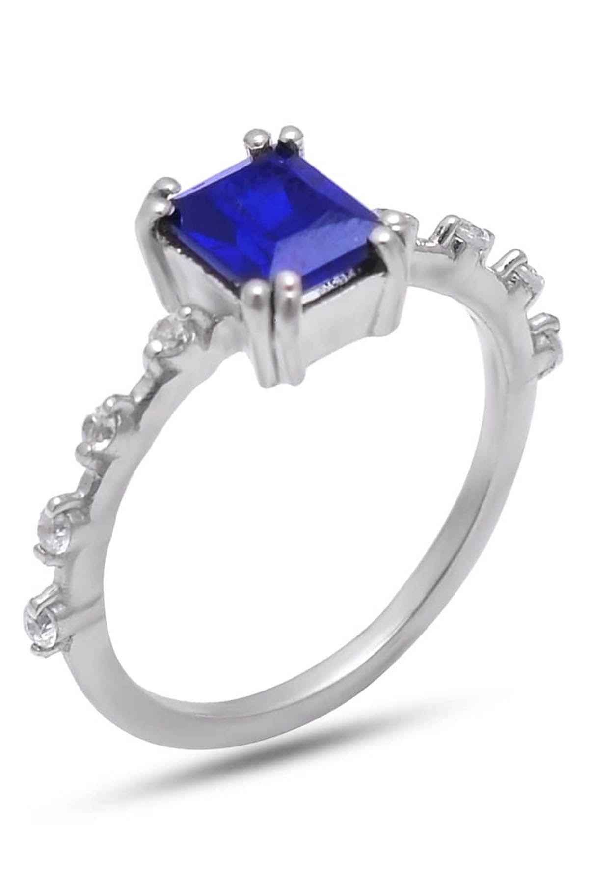 Real Sapphire Studded Ring