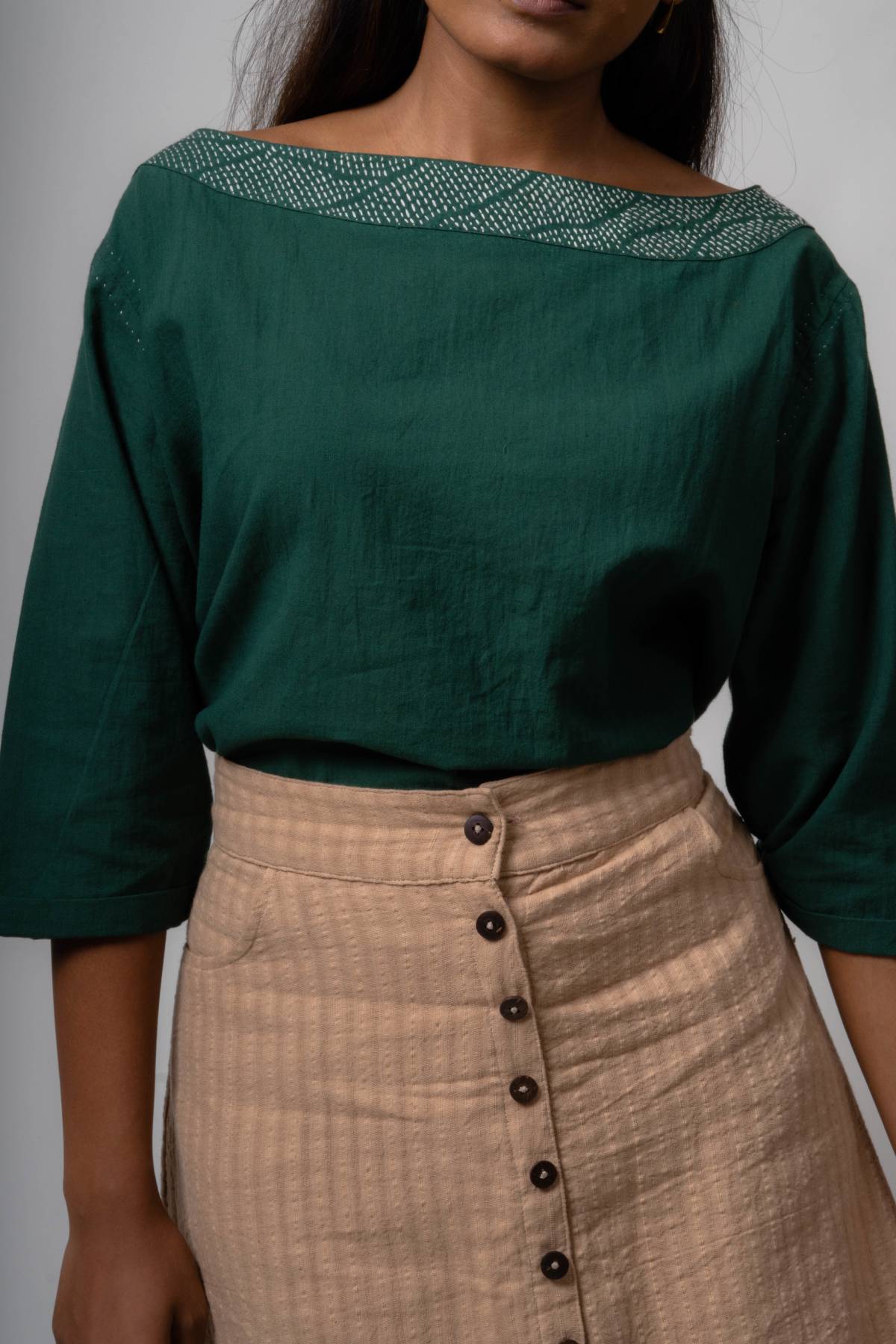 Reversible Handwoven Top