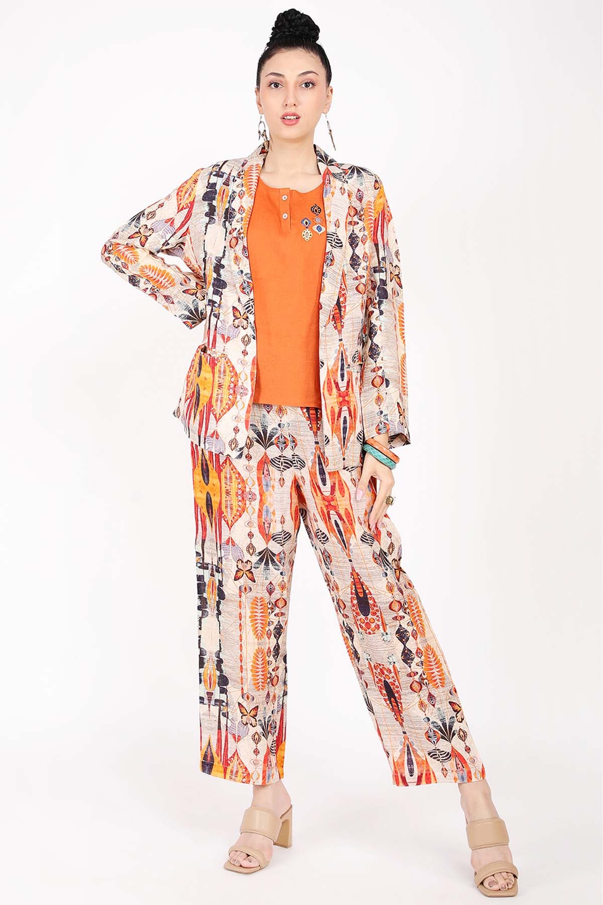 Rio Printed Linen Pants