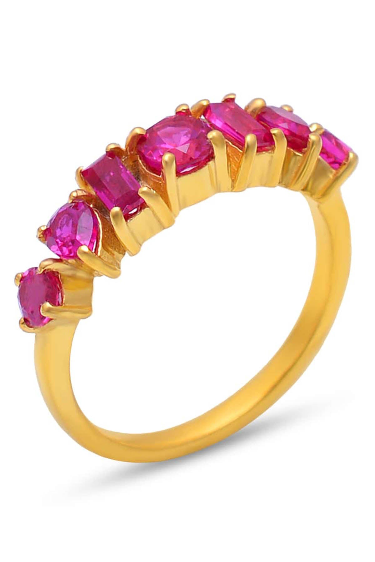 Ruby Mixed Shape Ring