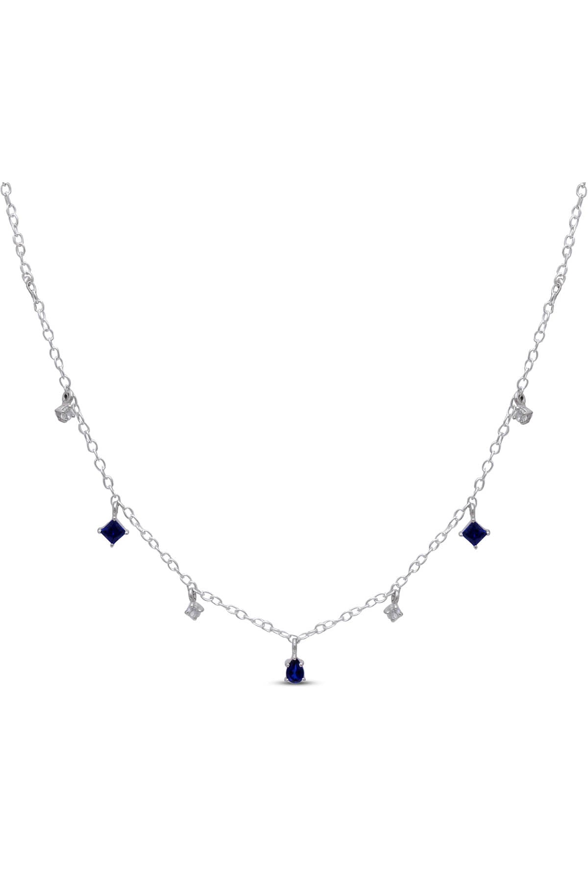 Sapphire Dangling Necklace