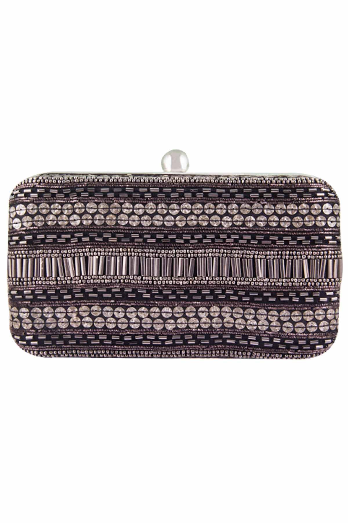 Multicolor Sequins Work Clutch