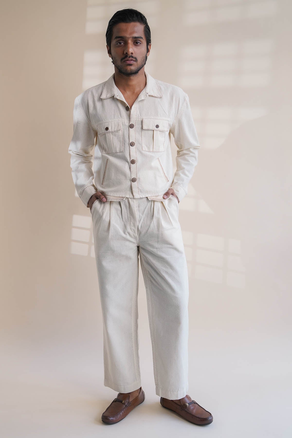 Buy Designer Shirt & Tapered Pants Set By Lafaani