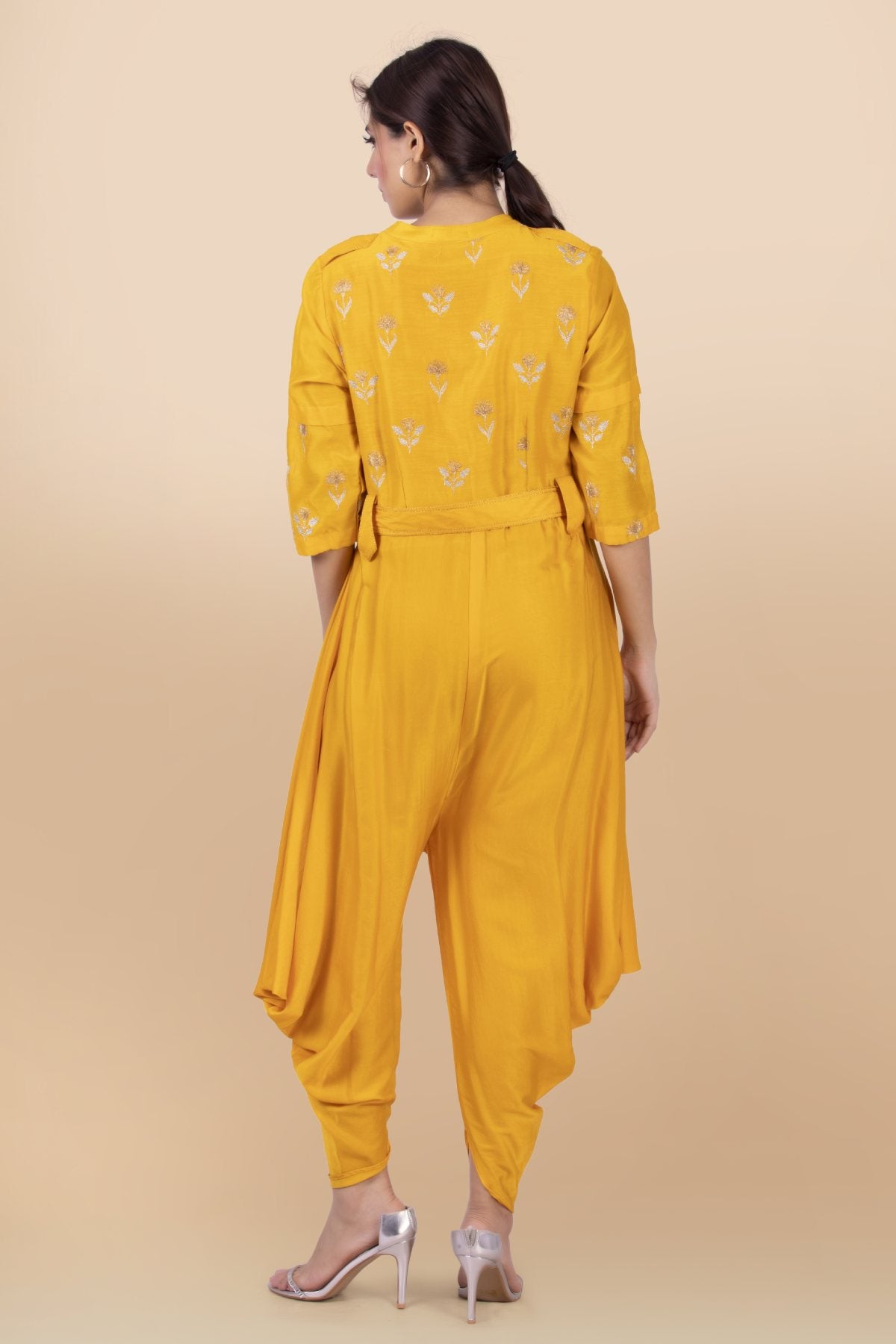 Silk Cowl Jumpsuit