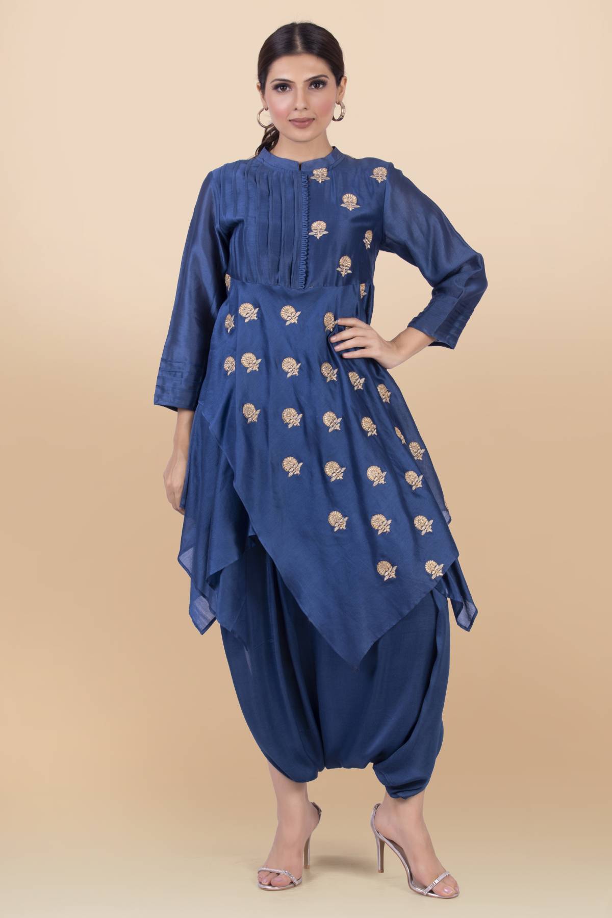 Buy Silk Draped Jumpsuit for Women Online