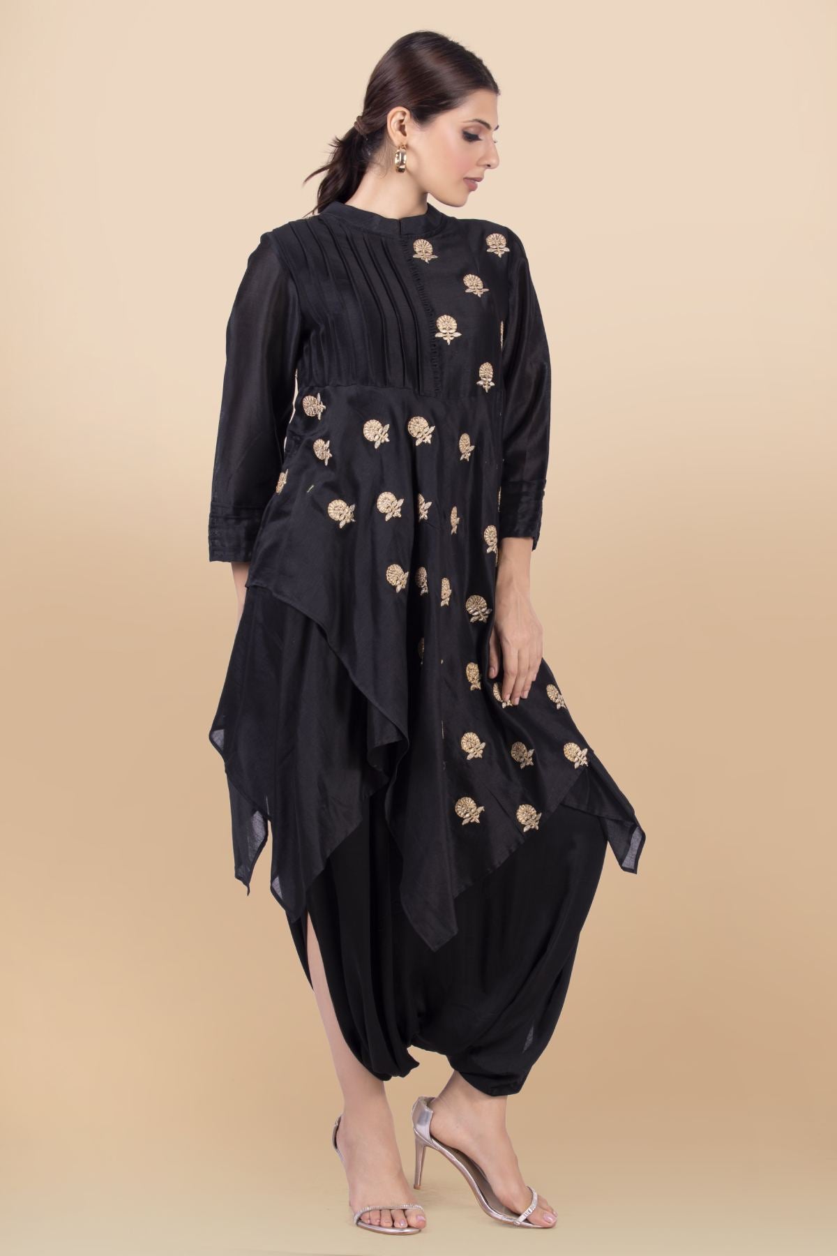 Buy Silk Draped Jumpsuit for Women Online