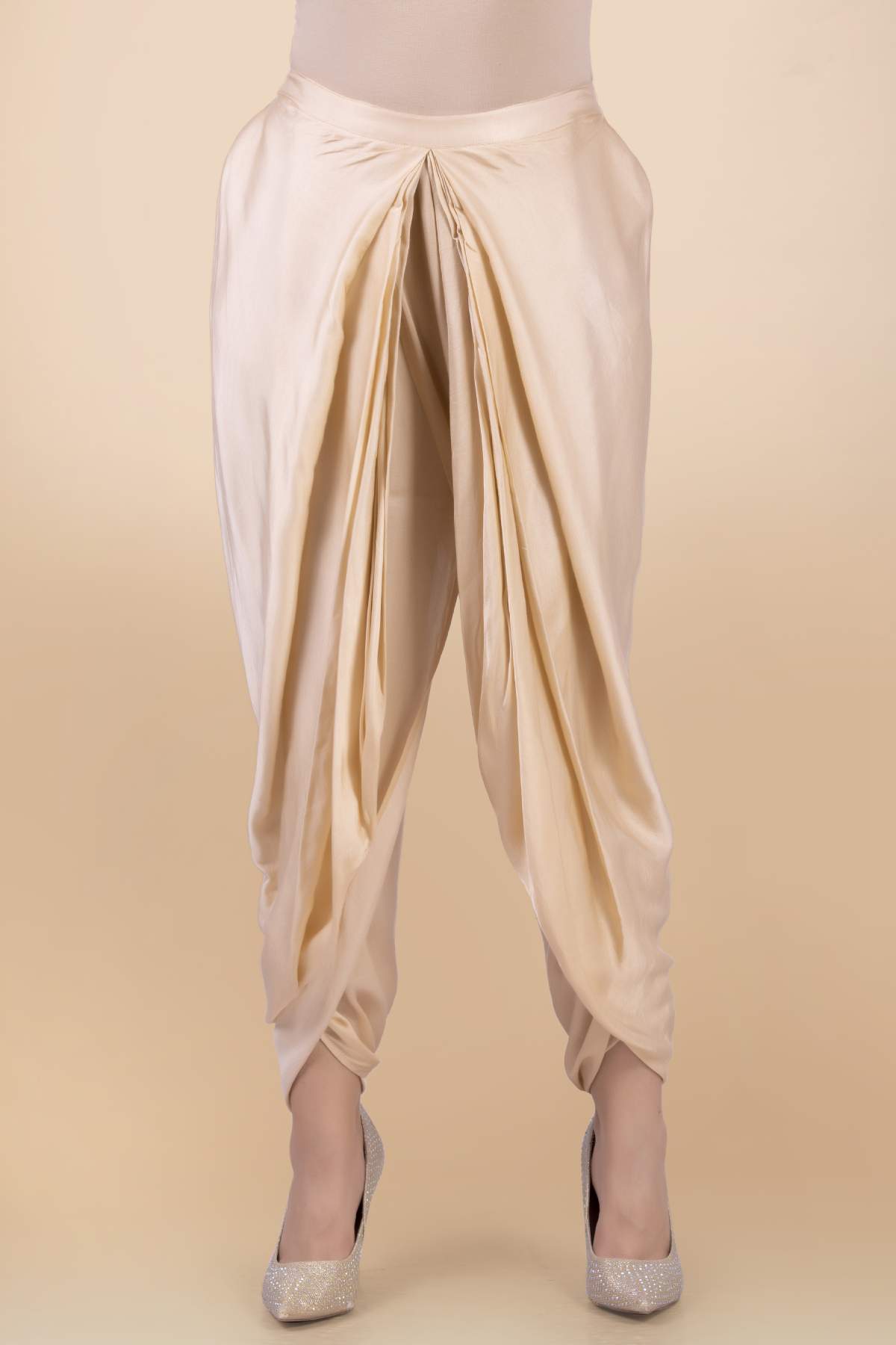 Purple Collar Kurta & Dhoti