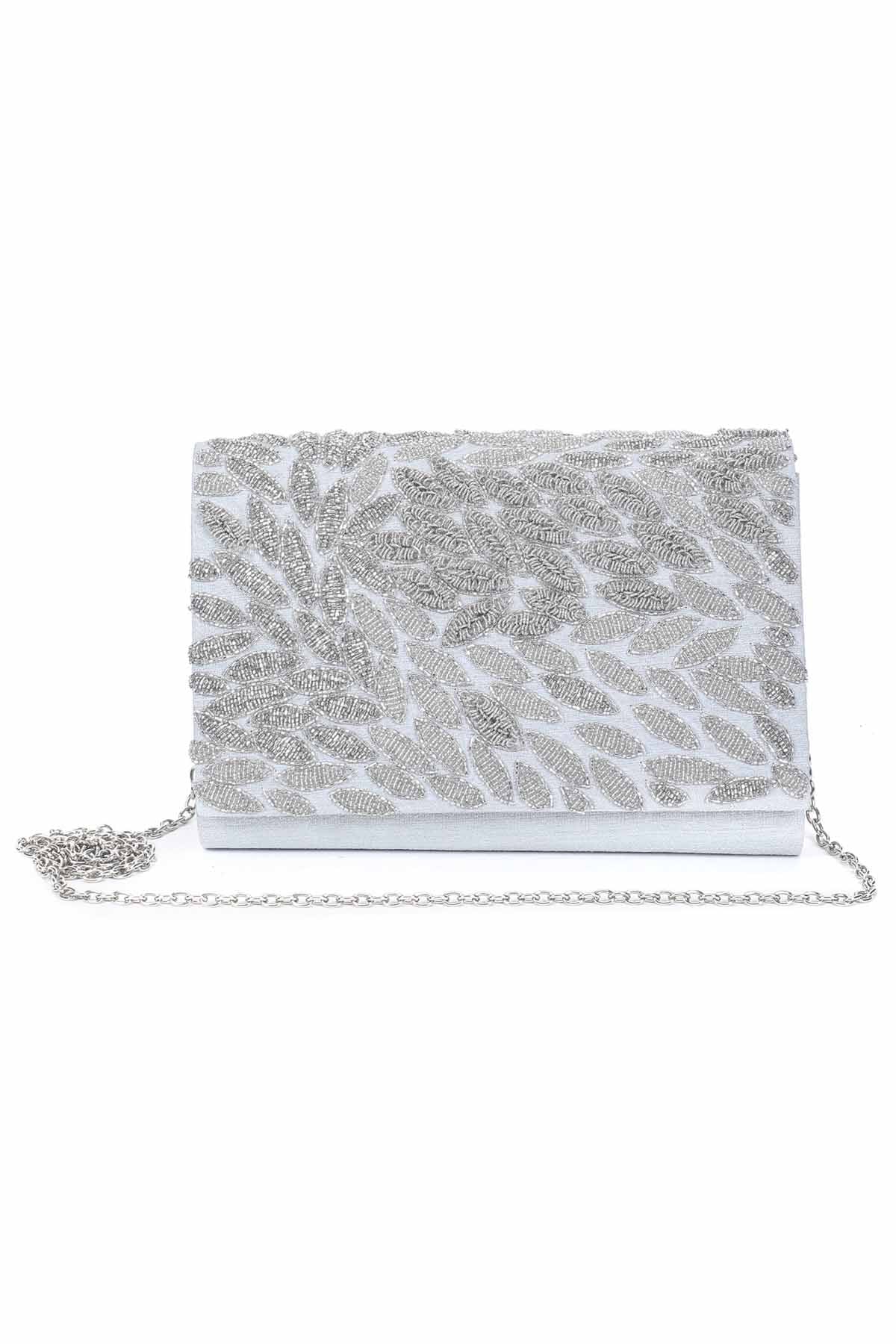 Sizzle Embroidered Clutch