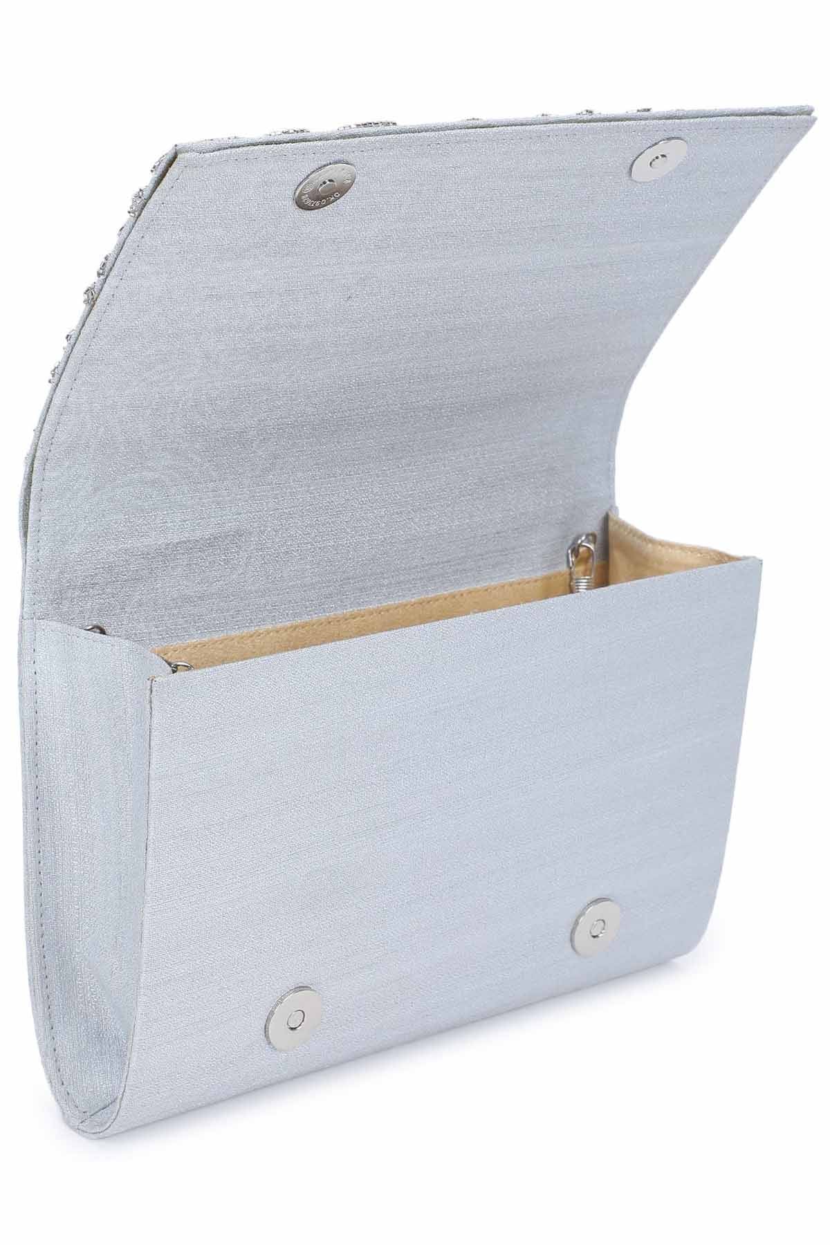 Sizzle Embroidered Clutch