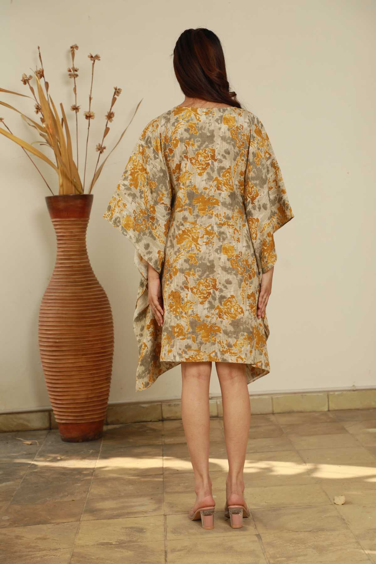 Floral Printed Kaftan