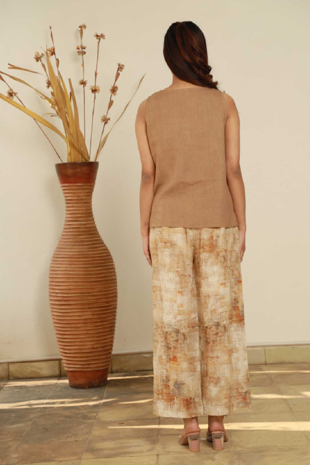 Hazel 100% Linen Embroidered Top
