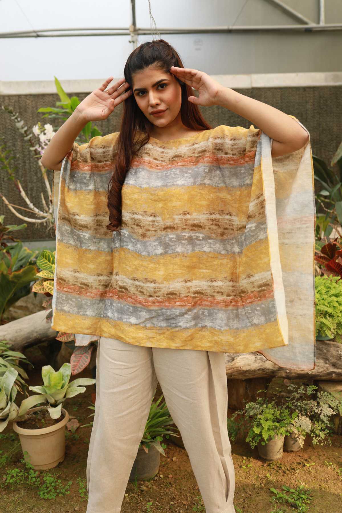 Ombre Printed Kaftan