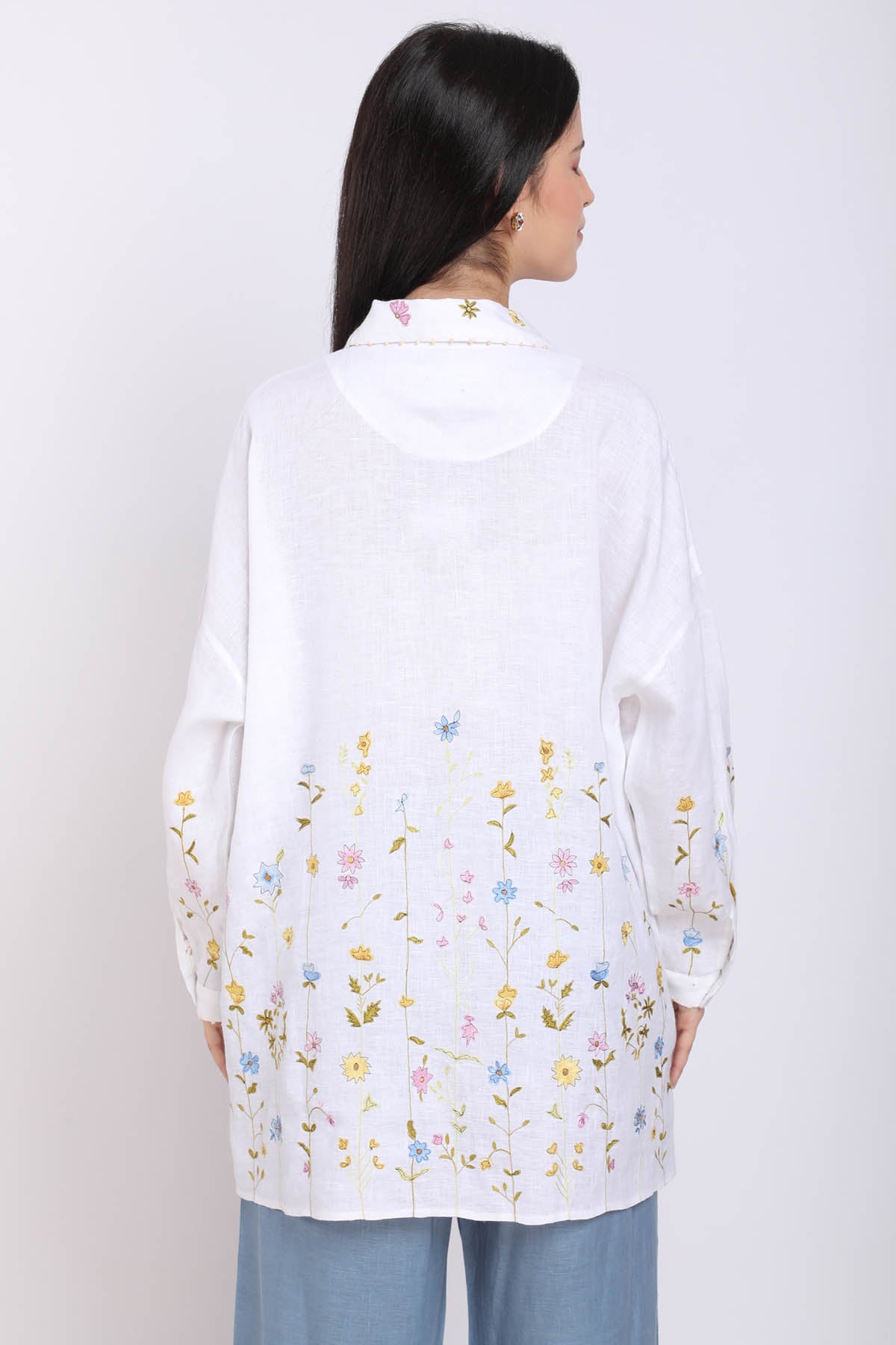 Spring Flower Oversized Shirt